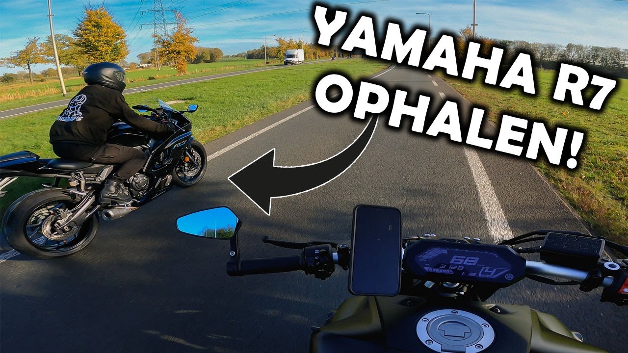 NIEUWE YAMAHA R7 OPHALEN😍 | YAMAHA MT-07 | 4K ULTRA HD | DOMINATOR EXHAUST | BIKEBRO'S