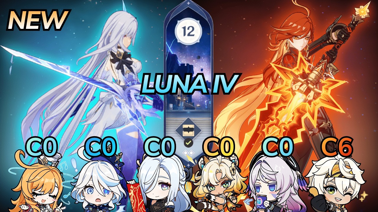 C0 Skirk & C1 Mavuika / NEW Abyss Luna IV Mid February Floor 12 / Genshin Impact 6.3