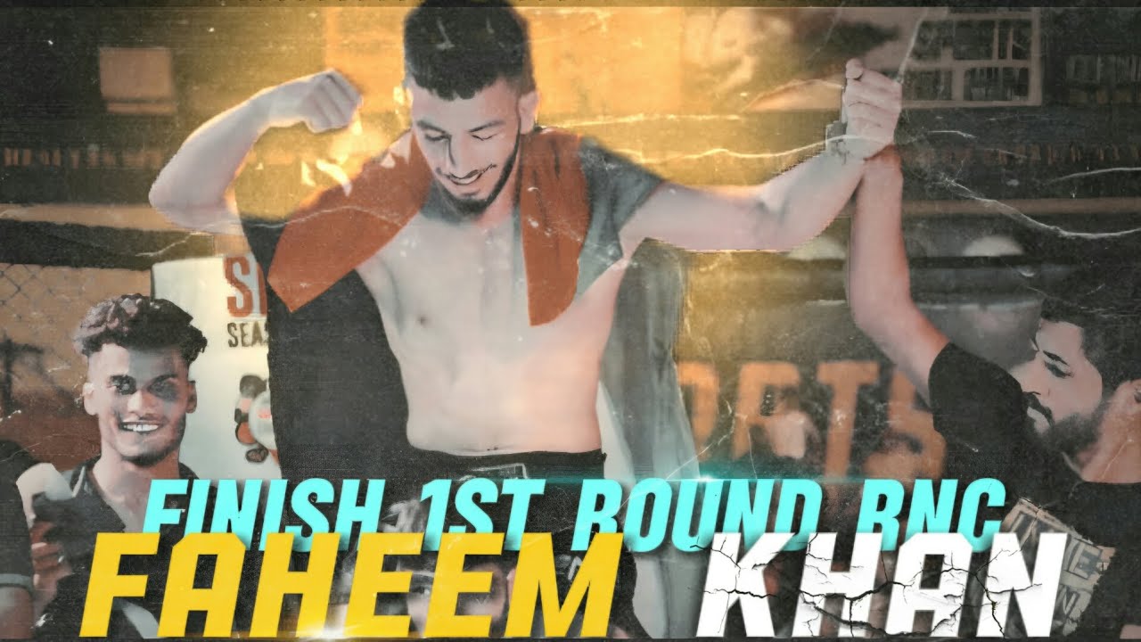 Faheem Khan Won his Fight 🏆 In 1st round By RNC Against Afghani Fighter 👊🔥#mma #freepalestine #sbg