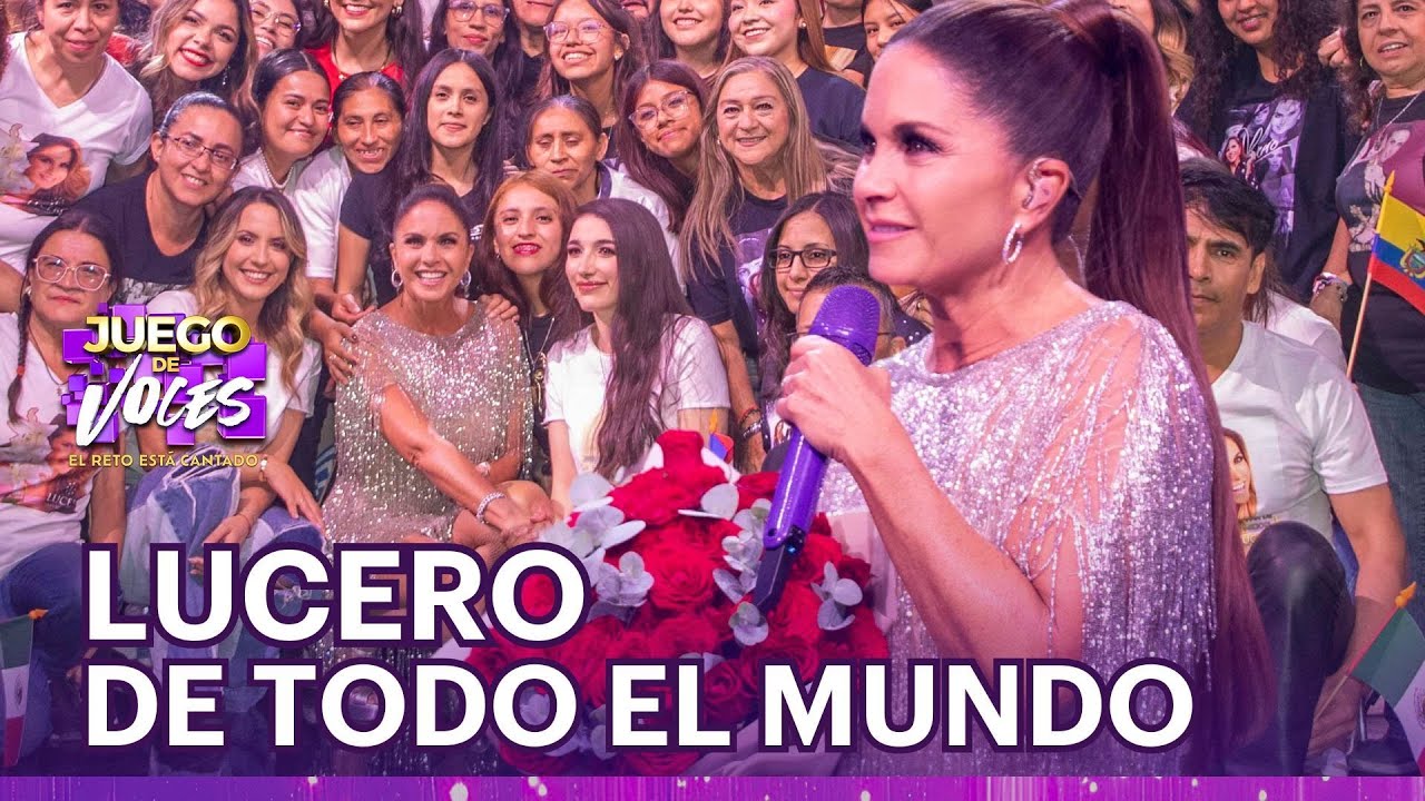 El homenaje a Lucero en Juego de Voces que casi termina en... ¿reconciliación con Mijares?