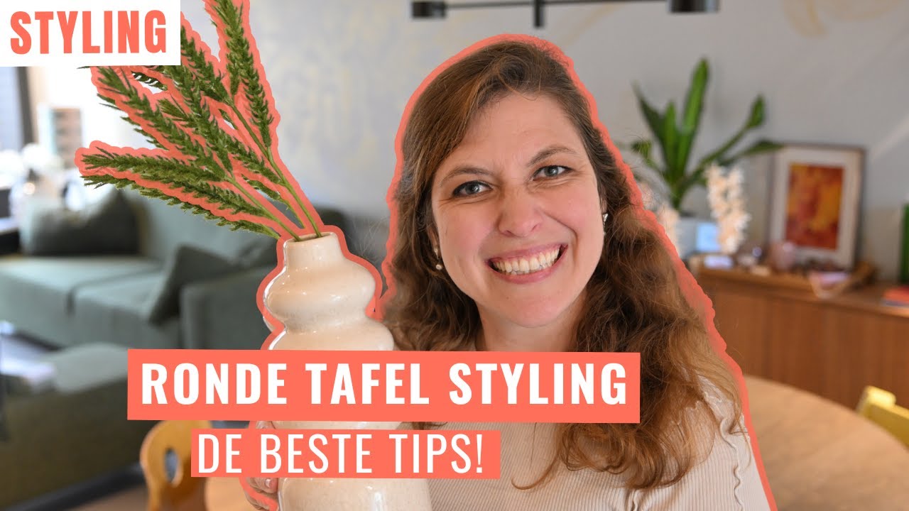 Ronde eettafel stylen: zo maak je jouw tafel gezellig en in balans