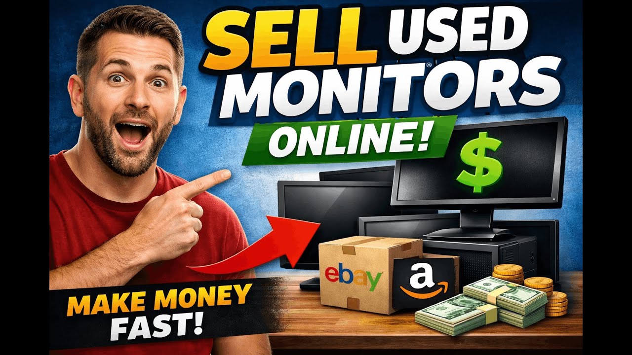 How to Sell Used Monitors Online (2026 Guide) | Get the Best Price & Avoid Scams