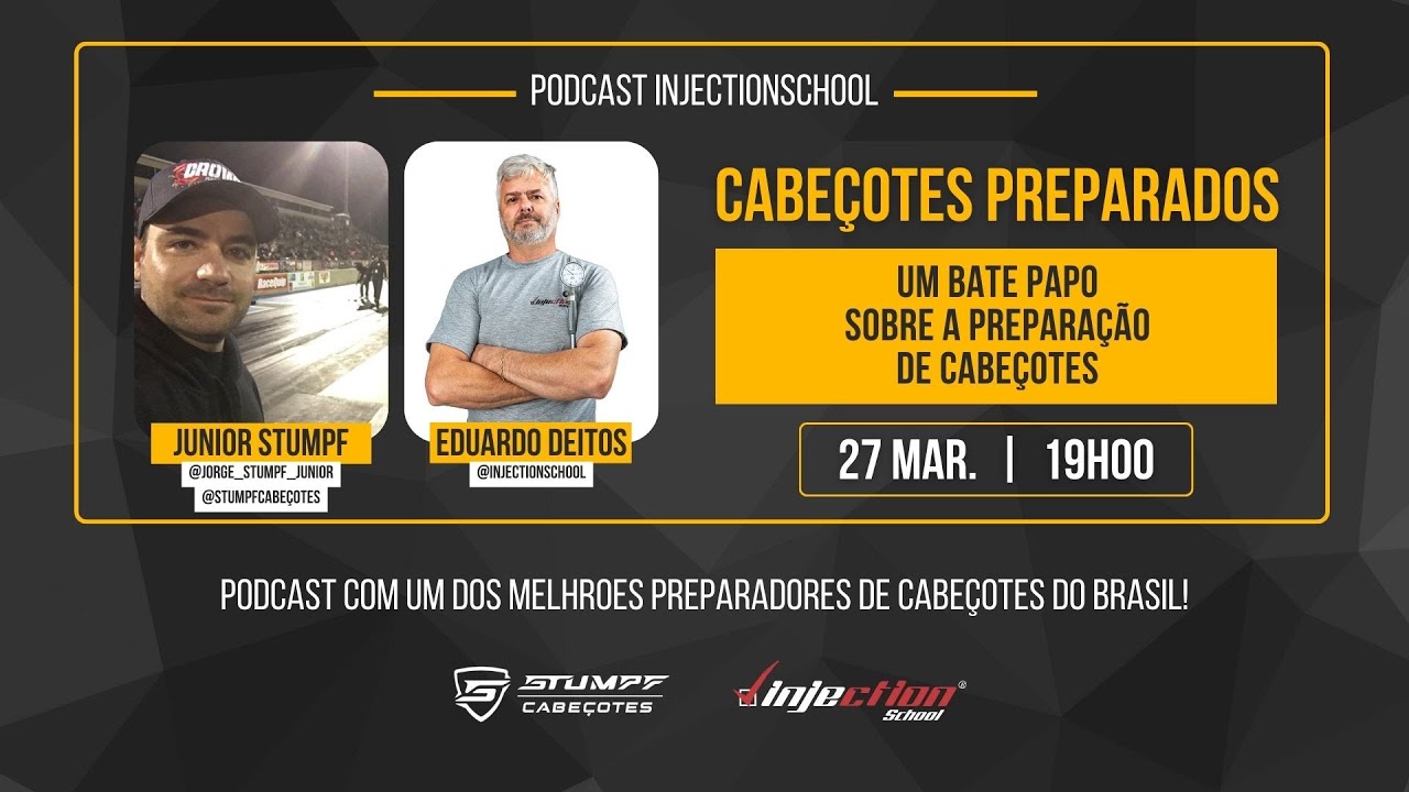 PODCAST INJECTION SCHOOL #10 - Tudo sobre a preparação de cabeçotes com Jorge Stumpf