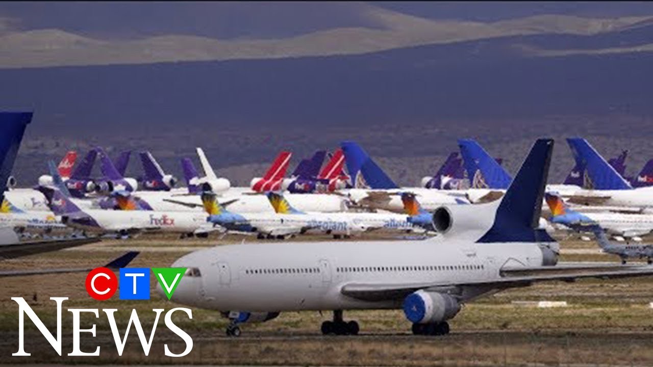 Parked planes: Visualizing COVID-19's impact on air travel