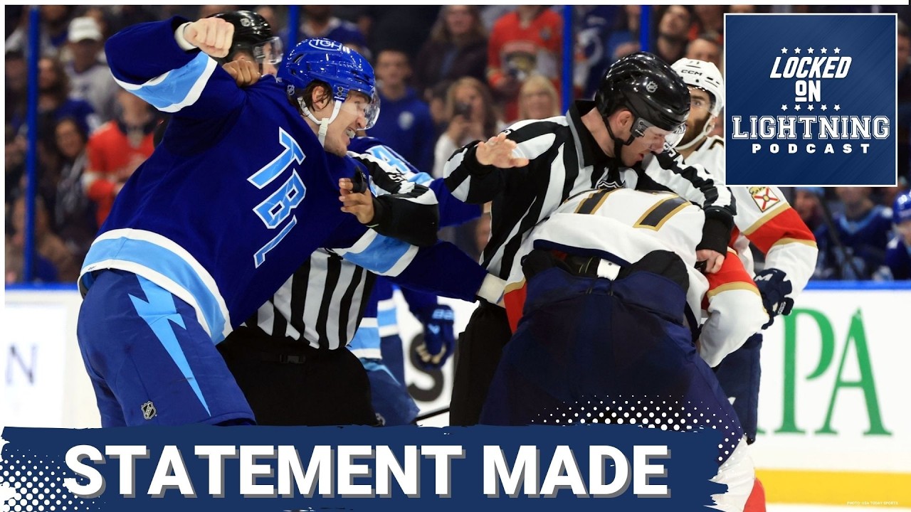 STATEMENT: Lightning PUMMEL Panthers in Physical Rivalry Game | Hagel and Vasilevskiy Lead ROUT