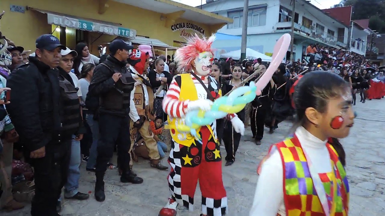carnaval calnali 2018 MATLACHINES DIA MIERCOLES