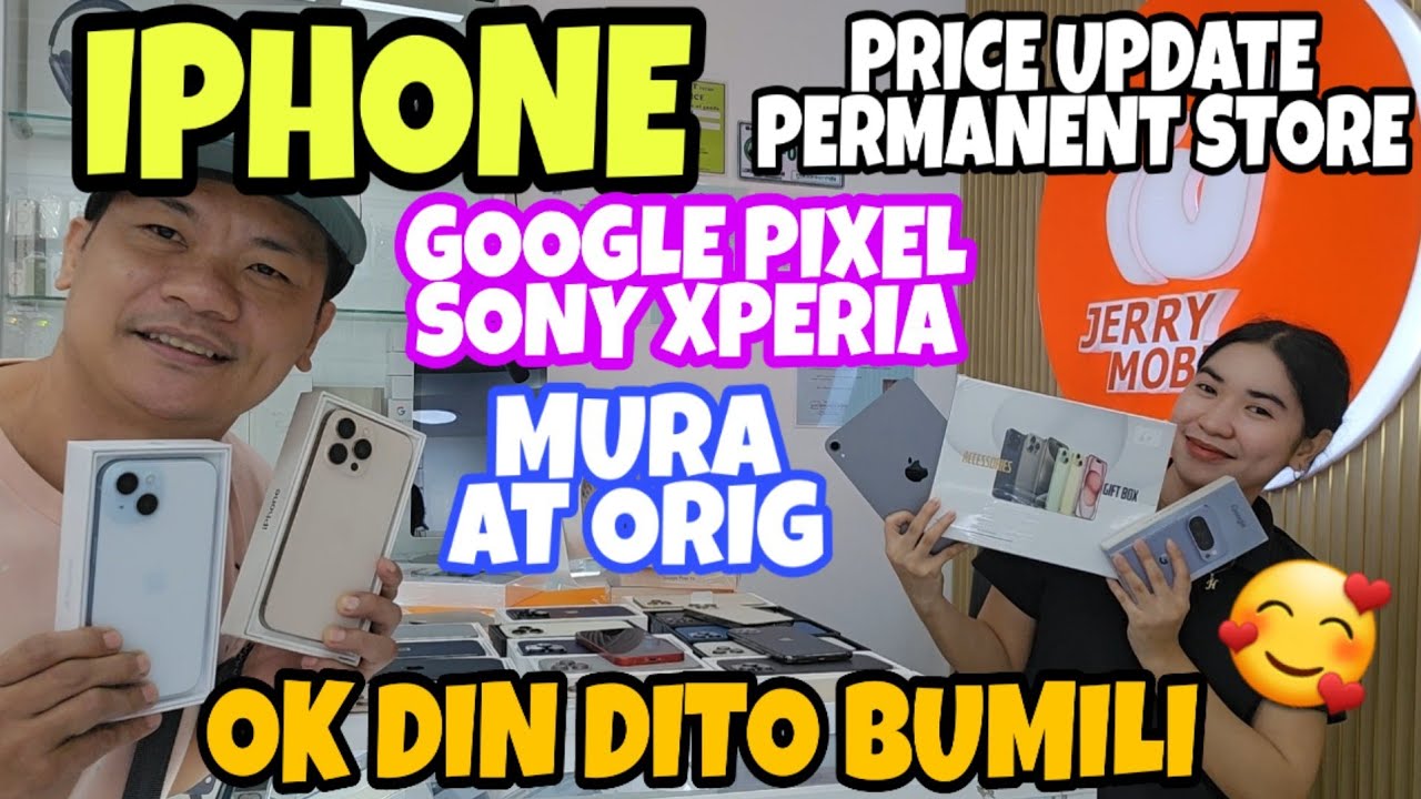 В наличии iPhone, Google Pixel, Sony Xperia в постоянном магазине. Легитимный магазин Jerry Mobil...