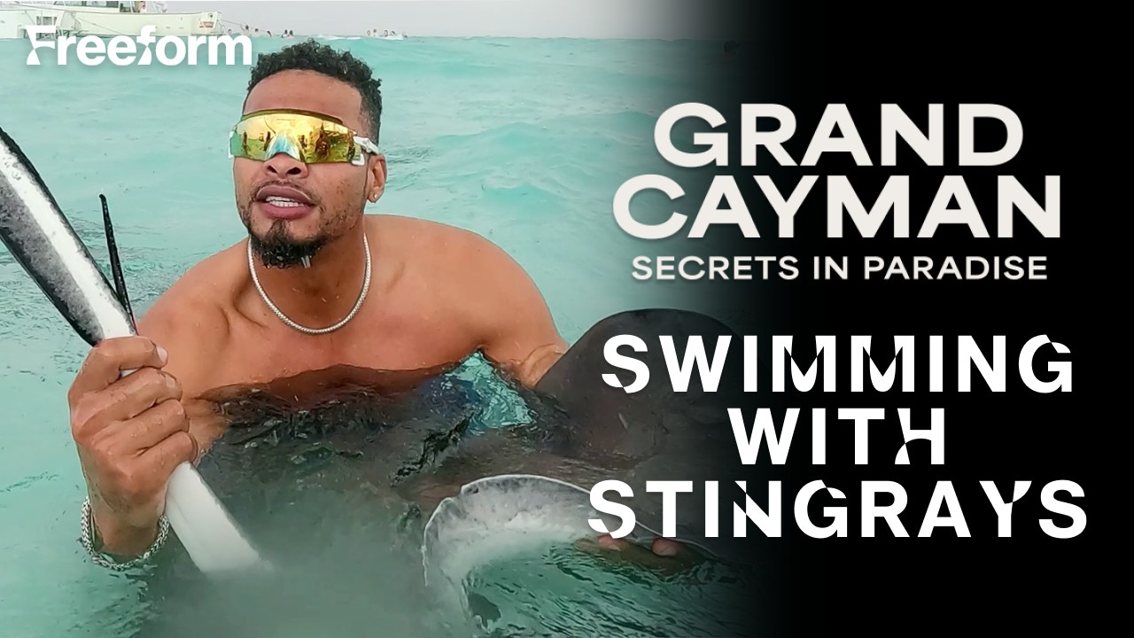 Swimming with Stingrays | Grand Cayman: Secrets in Paradise | Freeform