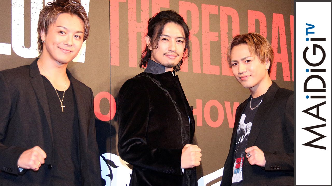 斎藤工、TAKAHIRO＆登坂と“3兄弟”で初登場　「いいニオイ」に女性ファン大興奮　映画「HiGH＆LOW THE RED RAIN」完成披露舞台あいさつ1