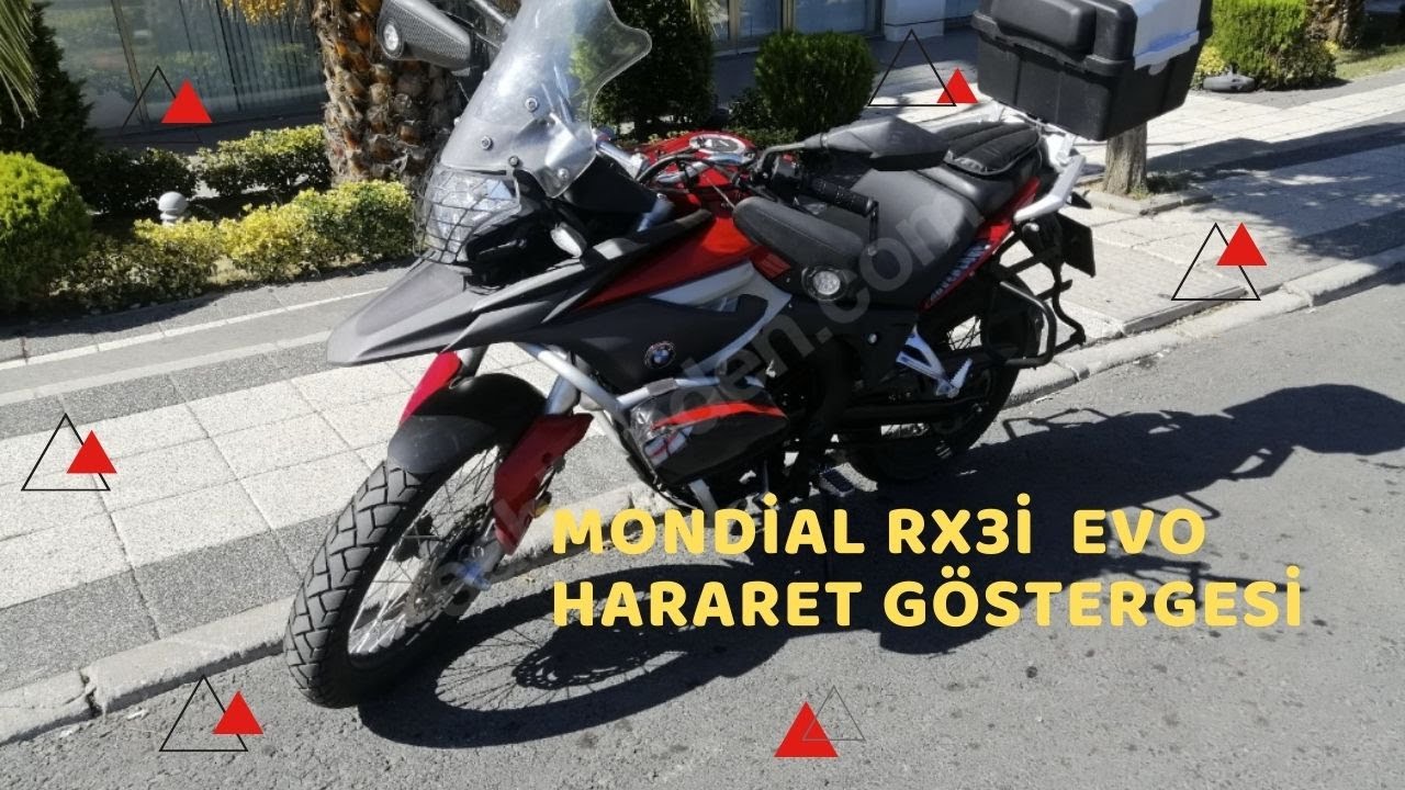 Mondial RX3i Evo hararet göstergesi / Overheat bar on dashboard