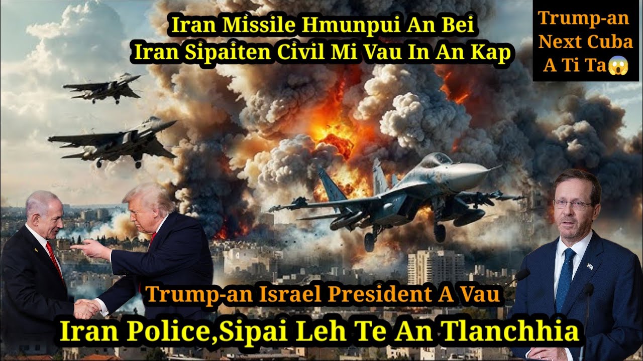 Iran Sipaite an tlanchhia//Iran Missile Hmunpui an kap//Iran Sipaite'n Civil mi an Kap.....