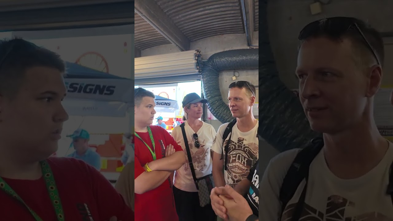 Full Garage Tour of the Matt Stone Racing pit garage, tyre tent and truck in Darwin