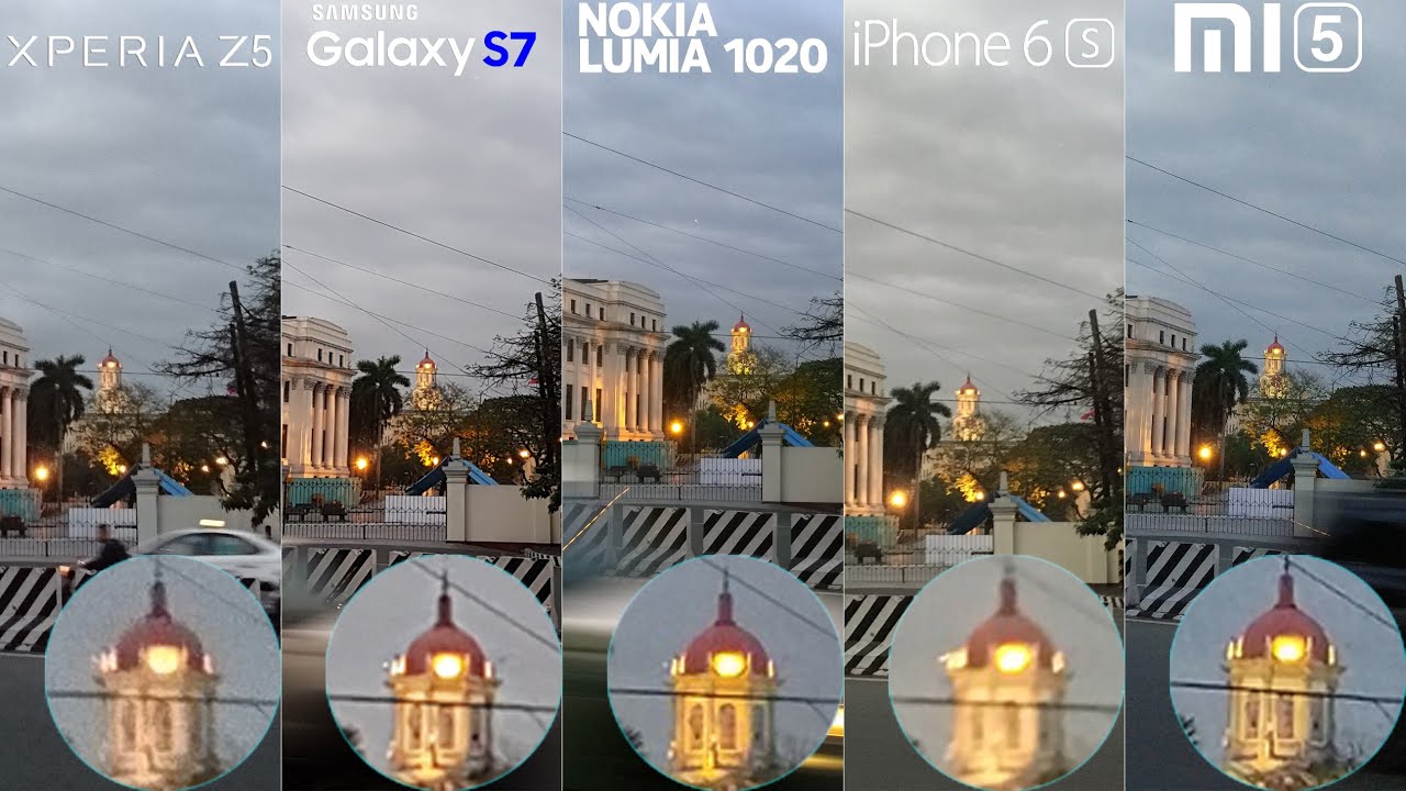 Galaxy S7 vs Xperia Z5, Lumia 1020, iPhone 6s, Mi5 Camera Comparison