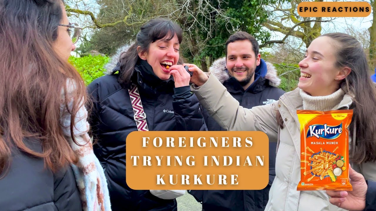 Spanish Girls Trying Indian Snack for the First Time | Indian Pranking Foreigners | Indian Walker