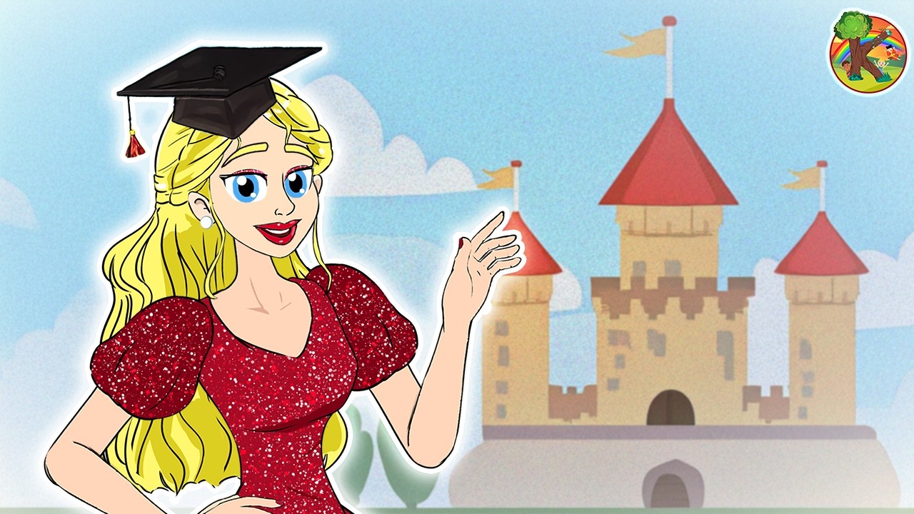 Perché Cenerentola Va a Scuola? 🎓 👸🏼 📕 | Fiabe e Storie | KONDOSAN