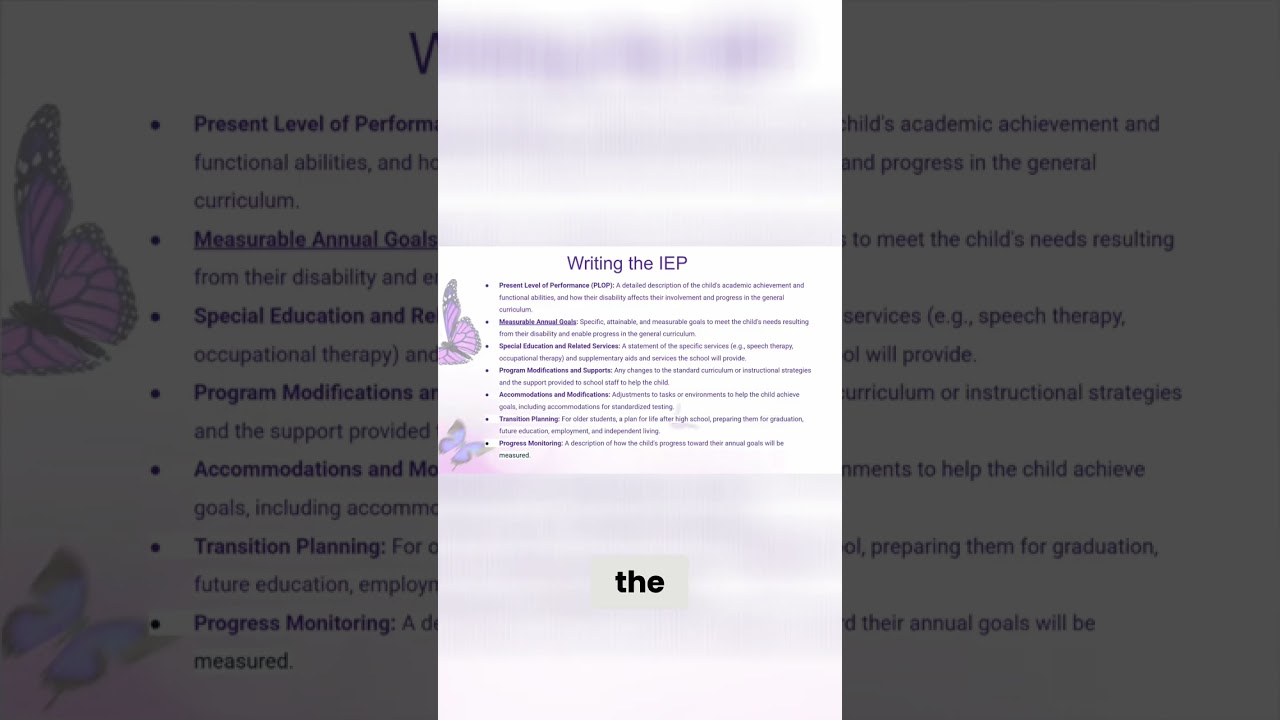 IEP Guide: Crush the PLOP & Get the Best Special Ed Services #shorts