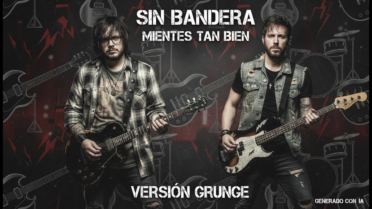 Sin bandera - Mientes tan bien (2000s Grunge IA Cover)