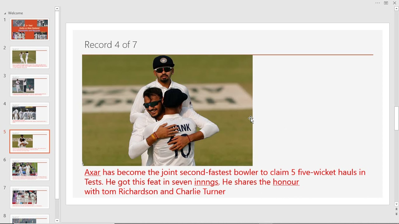 India vs new zealand 1st test highlights and records