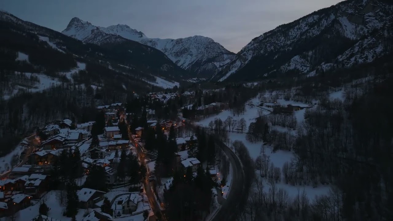 Bardonecchia at sunset.