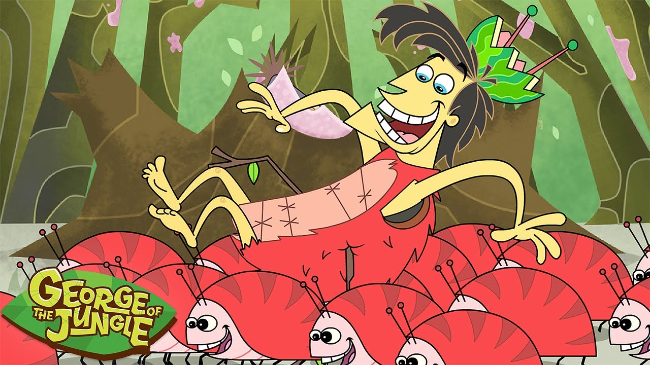 George the KING of Beetles! 🪲 | George of the Jungle | 1 Hour of Full Episodes | Cartoons For Kids