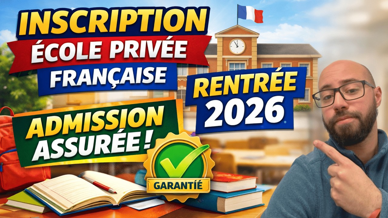 Admission Assurée 🇫🇷 Inscription École Privée Française – Rentrée 2026