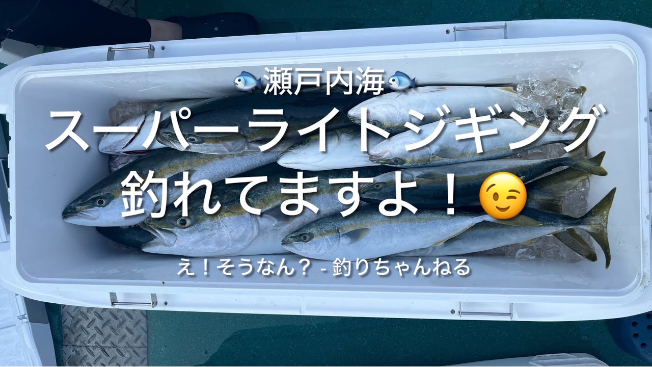 瀬戸内海 SLJ スーパーライトジギング釣れてますよ！ #slj #スーパーライトジギング #メジロ #ハマチ #ヤズ