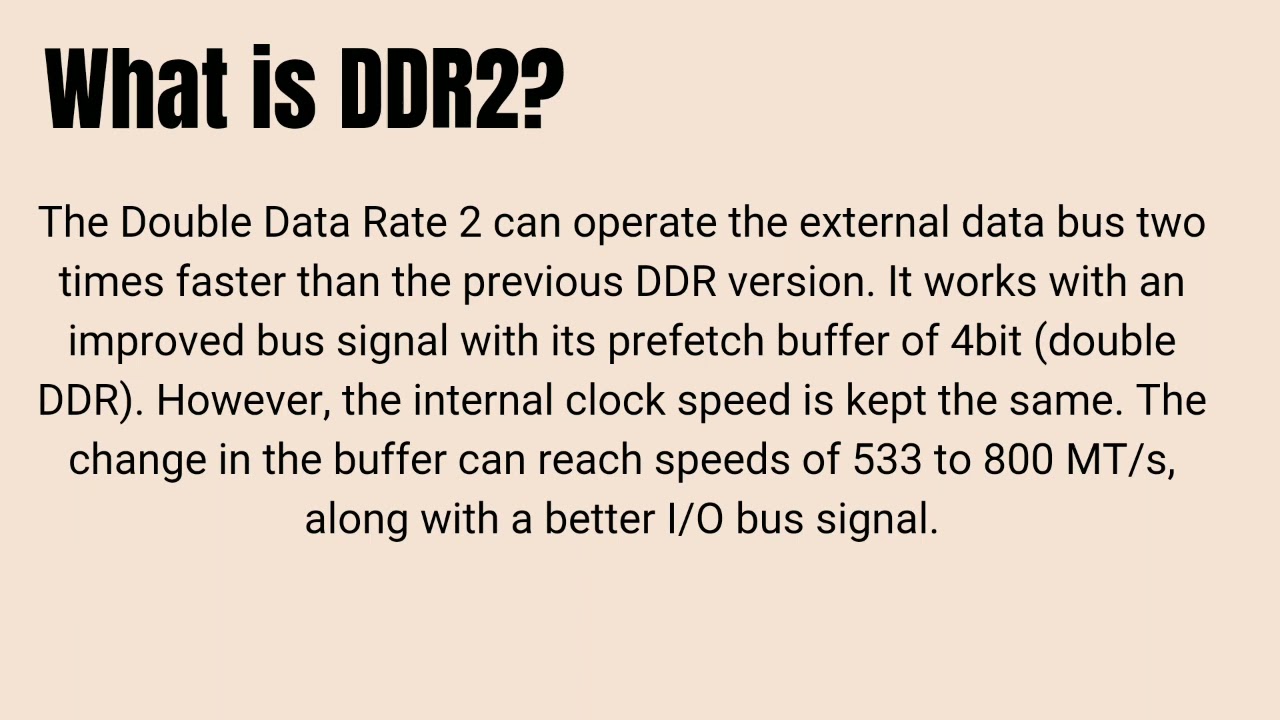 WHAT IS THE DIFFERENCE BETWEEN SDRAM, DDR,DDR2,DDR3,DDR4, AND DDR5?