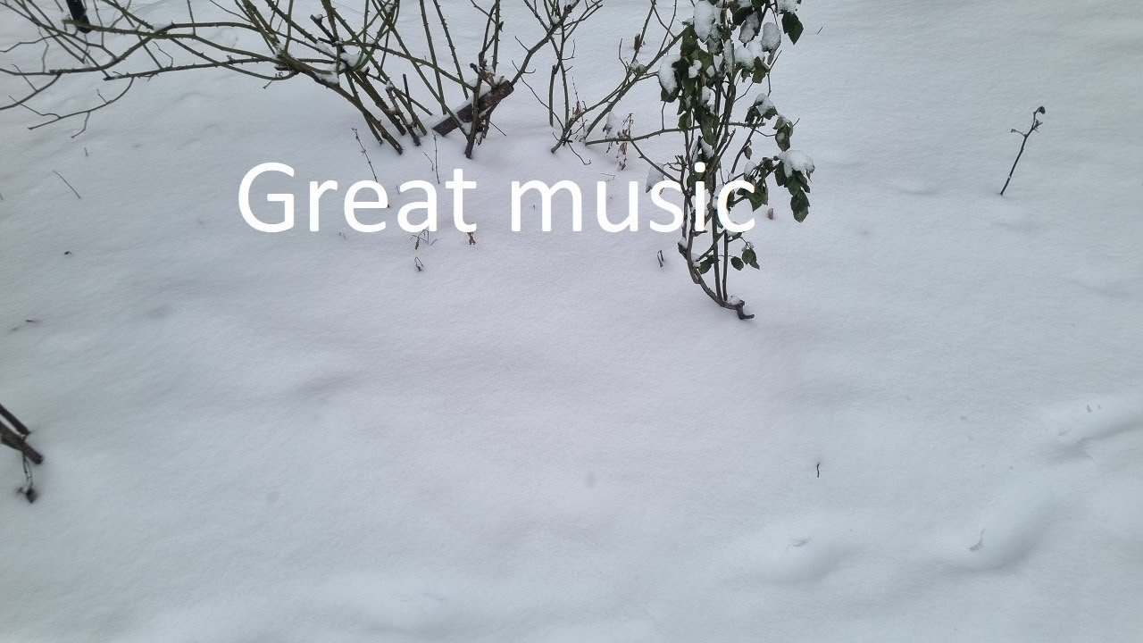 Wonderful music amidst the beautiful winter