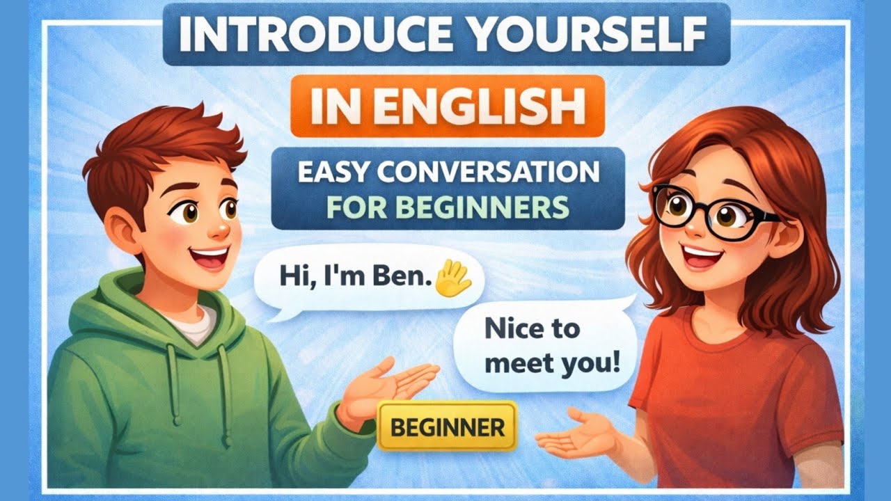 Introduce Yourself in English | Easy Conversation for Beginners
