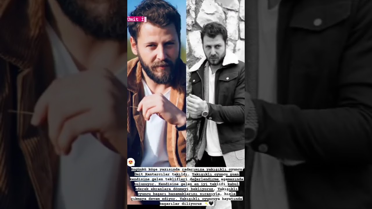 Bugünkü köşe yazısında radarımıza yakışıklı oyuncu Ümit Kantarcılar takıldı. @dizi_haberlerii