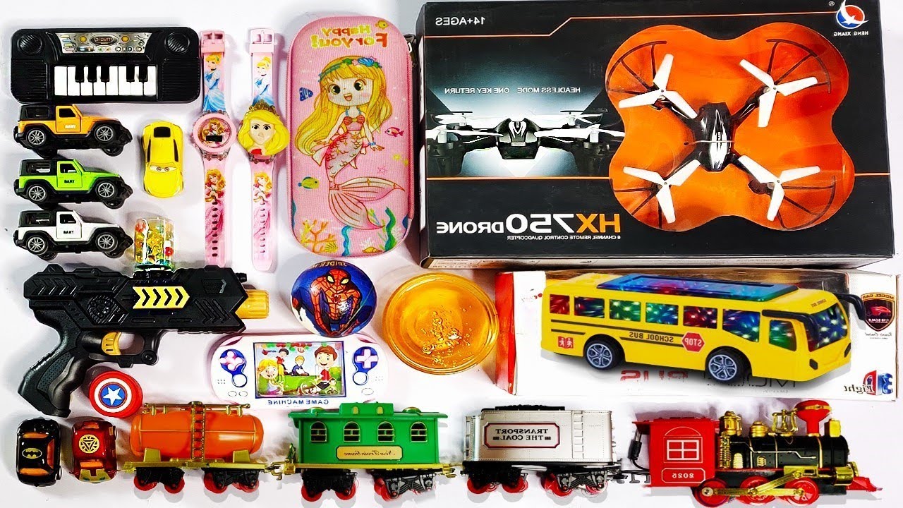 Top 10 Toys Collection🤑Rc Train, Psp, Thar, Jeep, Rc School Bus, Drones, Watches, Pencil Case, Piano