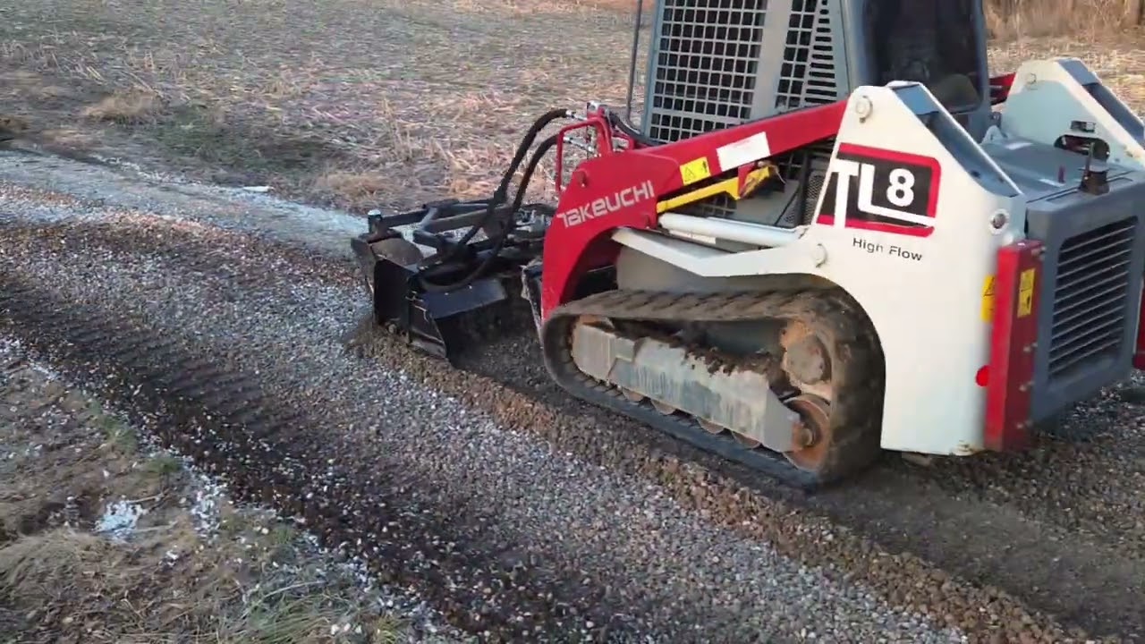 Driveway grading