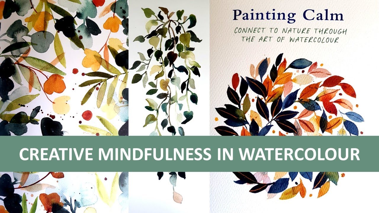 Mindful Watercolour Techniques - Painting Calm by Inga Buividavice | Art Book Review