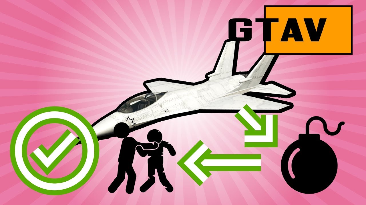 【阿飄日常】GTAv 只會鎖定隊友的戰鬥機！ AF part 2