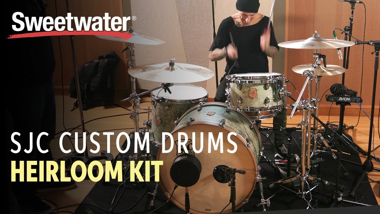 SJC Custom Drums Heirloom Kit Demo with Frank Zummo