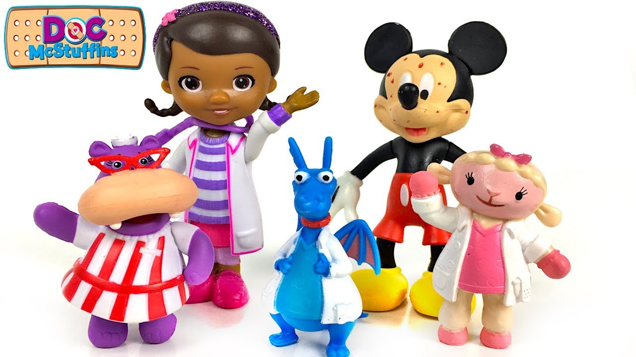 STORY WITH DOC MCSTUFFINS TOY HOSPITAL  - MICKEY MOUSE AND QUARANTINED HOSPITAL SICKNESS MYSTERY
