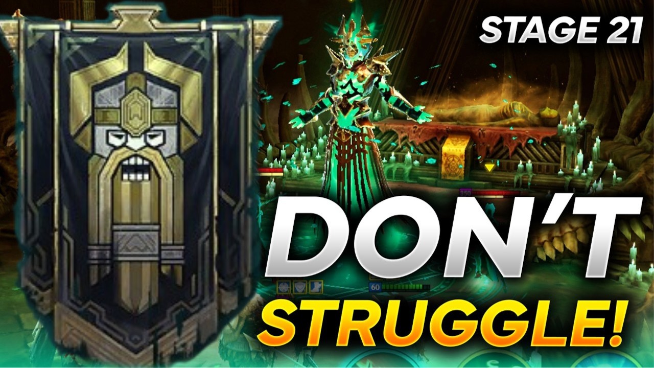 BOSS MELTED! BEST Dwarfs Strategy For Faction Wars Hard STAGE 21 | Raid Shadow Legends