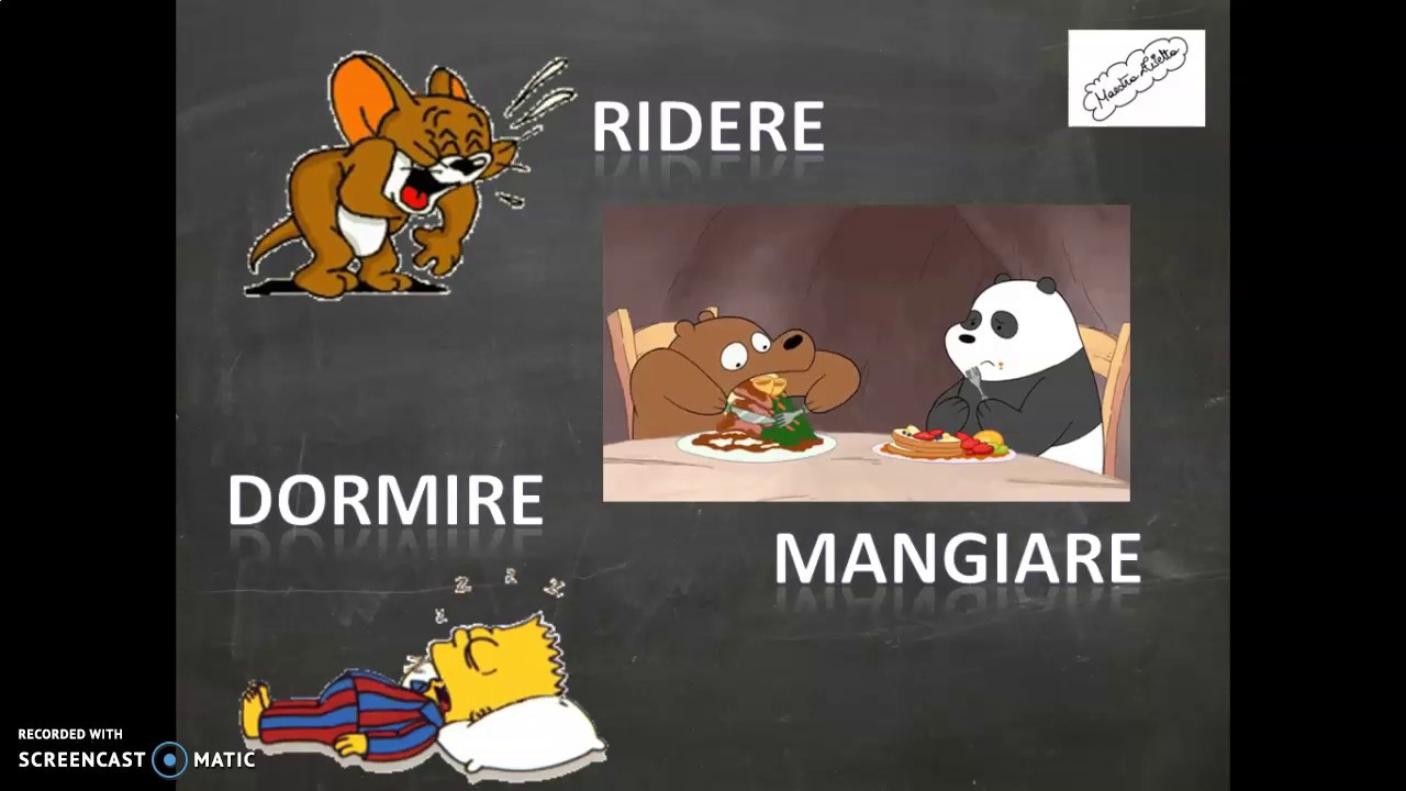 IL VERBO (cos'è, le persone del verbo, le tre coniugazioni)