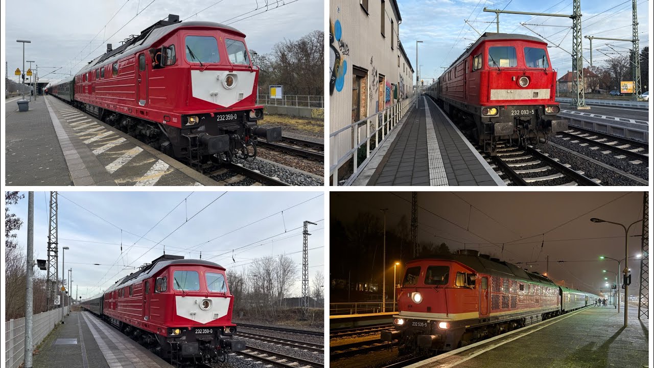 WFL Ludmillas, 232 359, 232 535 & 232 093 Sonderzüg - 20 & 21/12/25