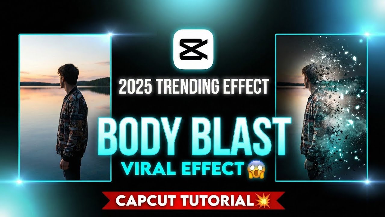Instagram Trending Dust Explosion Body Effect Video Editing | Into Stardust Effect Capcut Tutorial 