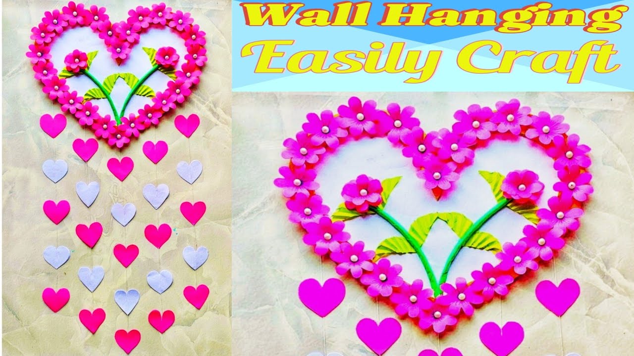 How to Make Wall Hanging || Wall Hanging Craft Ideas || ওয়ালমেট। #craftideas #wallhanging #handmade 