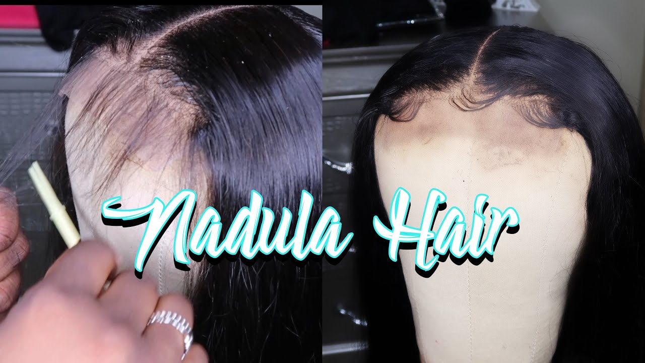 Step By Step Plucking 4x4 Closure Wig W/ Baby Hairs FT NADULA HAIR (NO BLEACH) | ASHLEY CHEVALIER
