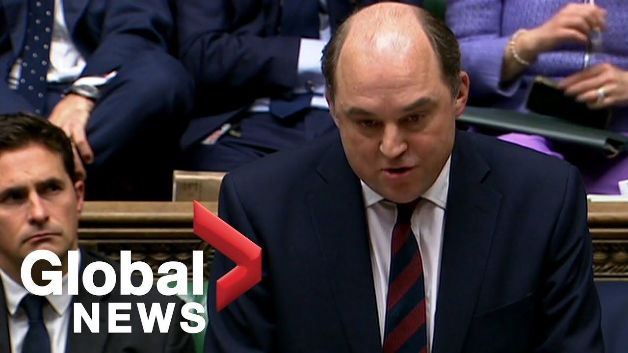 British parliament receives update on Iranian crisis by Defence Minister Ben Wallace