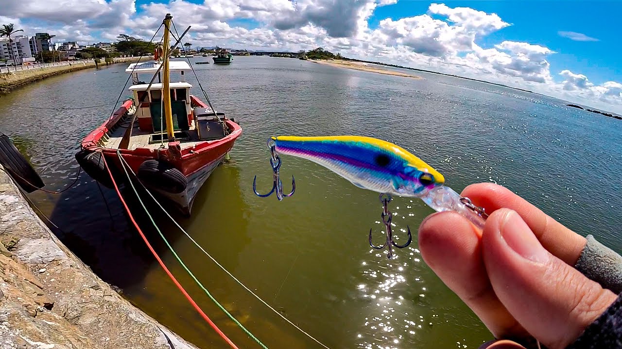 QUANDO ESSA ISCA VAI PRA ÁGUA NÃO FALTA PEIXE... BARBELINHA PEGA MUITO!! Pescaria Ultralight