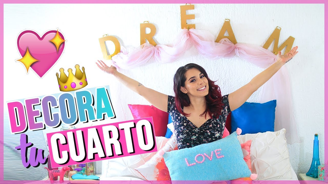 DIY DECORA TU CUARTO TUMBLR FÁCIL Y BARATO ♥ Jimena Aguilar