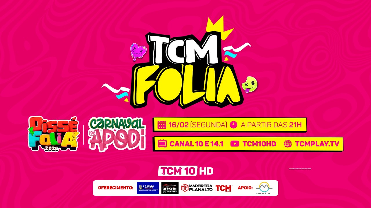 (🔴 AO VIVO) TCM Folia 2026: Viva essa alegria - 16/02