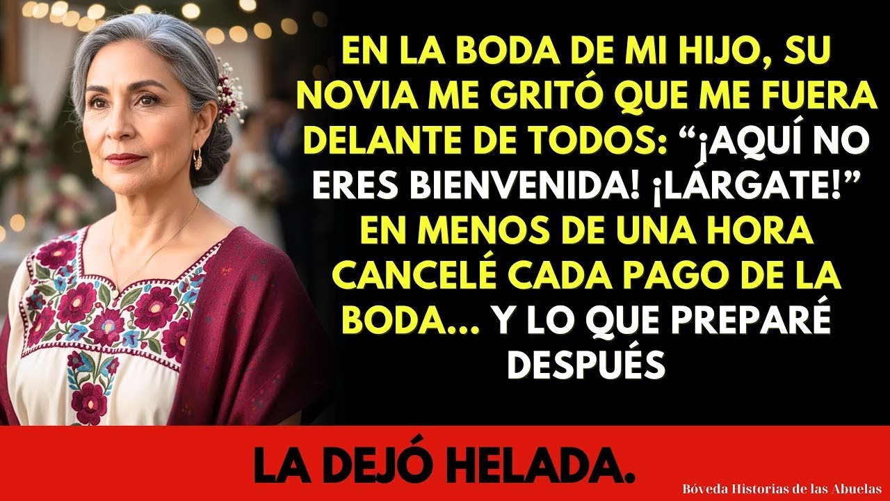 En la boda de mi hijo, su novia me echó delante de todos. Cancelé todos los pagos y entonces…