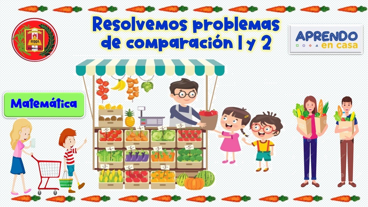 RESOLVEMOS PROBLEMAS DE COMPARACION 1 Y 2