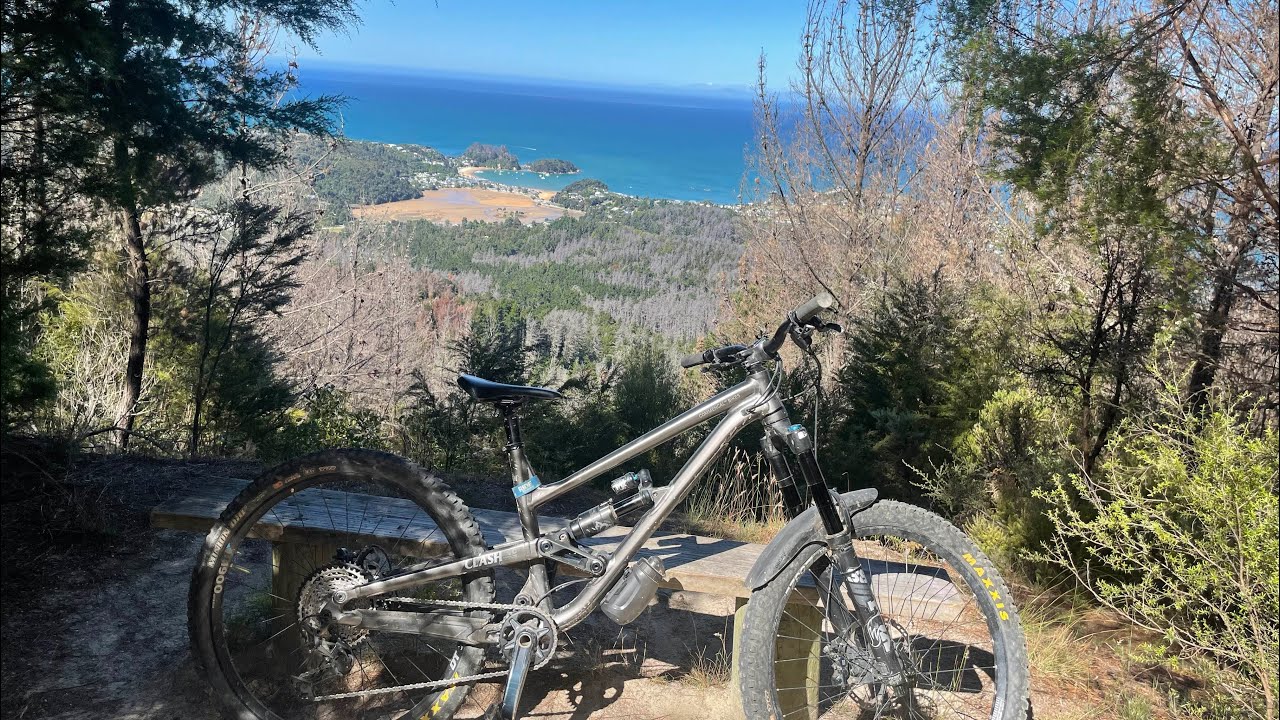 Riding Kaiteriteri bike park