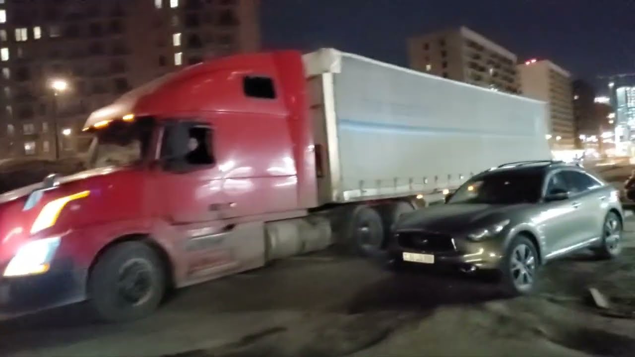 Рейс до Москвы из Н. Новгорода Сложный выезд со стройки.